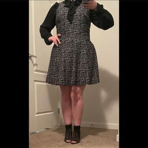 Warehouse one faux tweed mini dress size XL